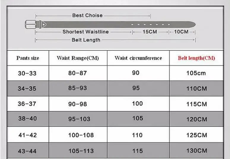 Men's Classic Business Leather Belt — Luxury Cowskin Plaid Buckle Waistband TrenLux Wear