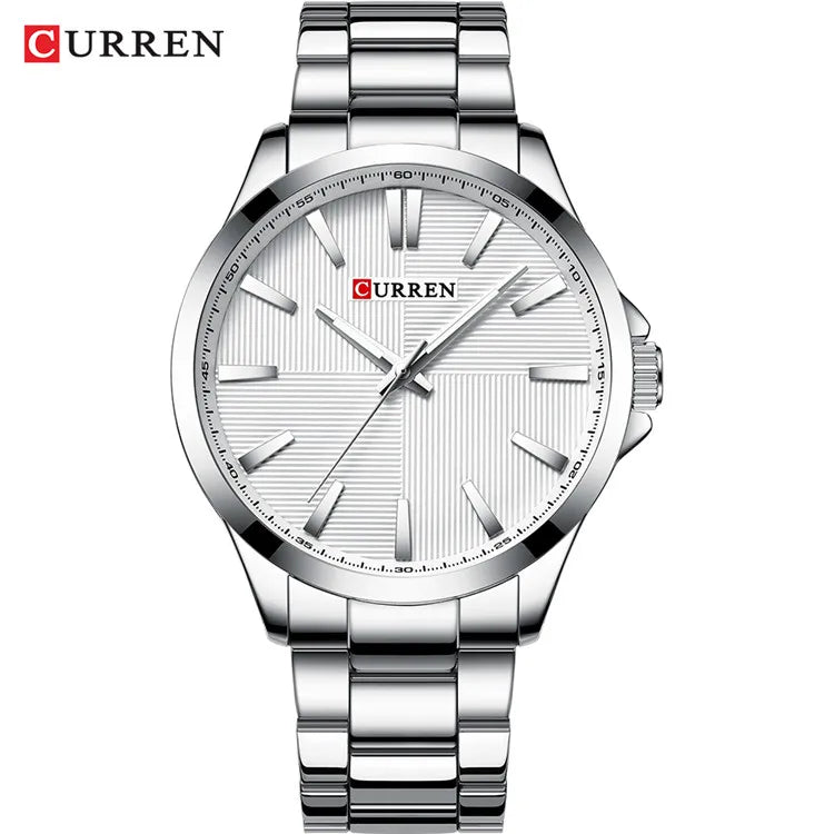 TrenLux Wear CURREN Men's Military Sport Waterproof Stainless Steel Quartz Wristwatch