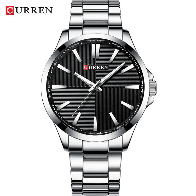 TrenLux Wear CURREN Men's Military Sport Waterproof Stainless Steel Quartz Wristwatch