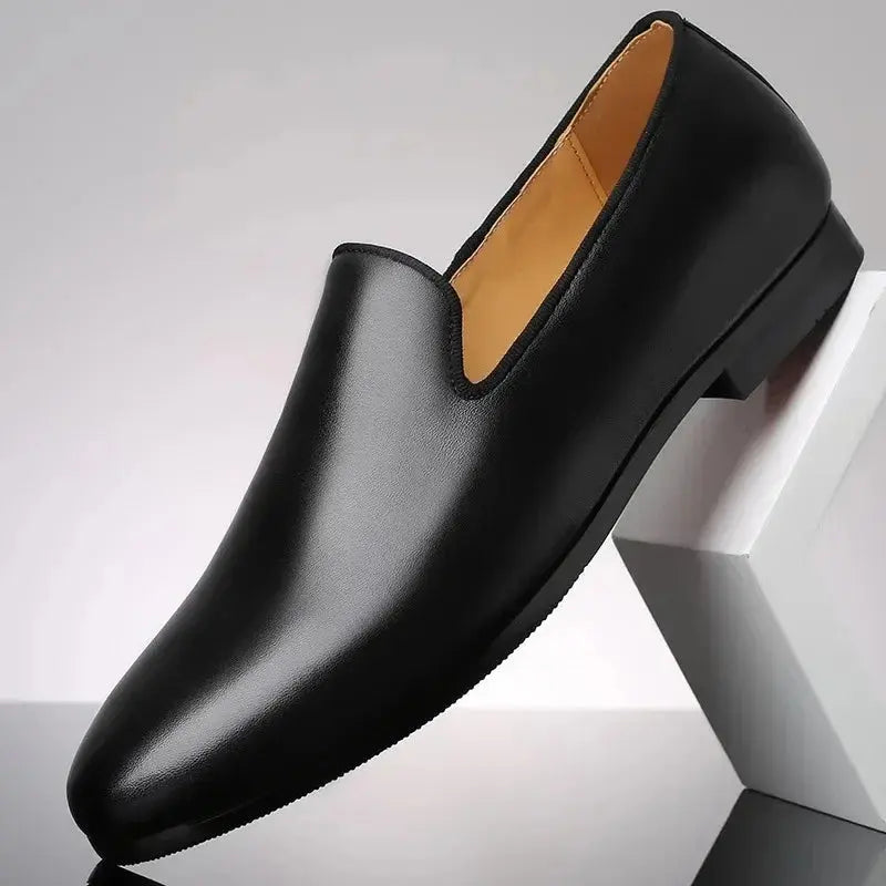 Men's Leather Casual Shoes New Exquisite Business Dress Shoe Fashion Loafers for Man Comfortable Platform Shoe Zapatos De Hombre TrenLux Wear
