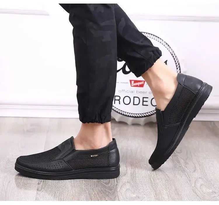 TrenLux Wear Men's Breathable Mesh Chunky Sole Lightweight Slip-On Casual Sneakers TrenLux Wear