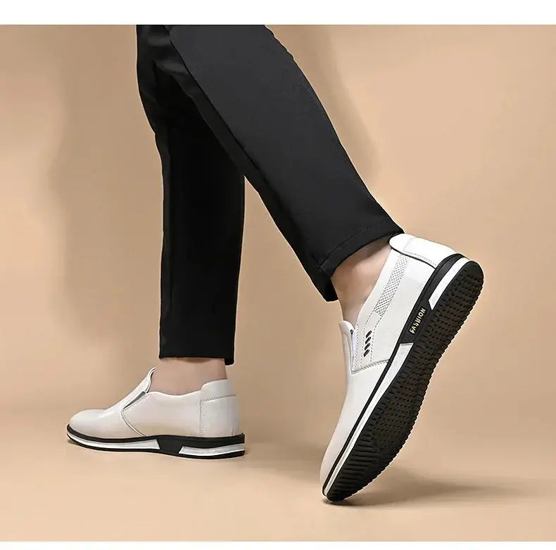 Leather Shoes for Men Designer Loafers High Quality Adult Moccasins Men Driving Shoes Male Footwear Men's Formal Shoes TrenLux Wear