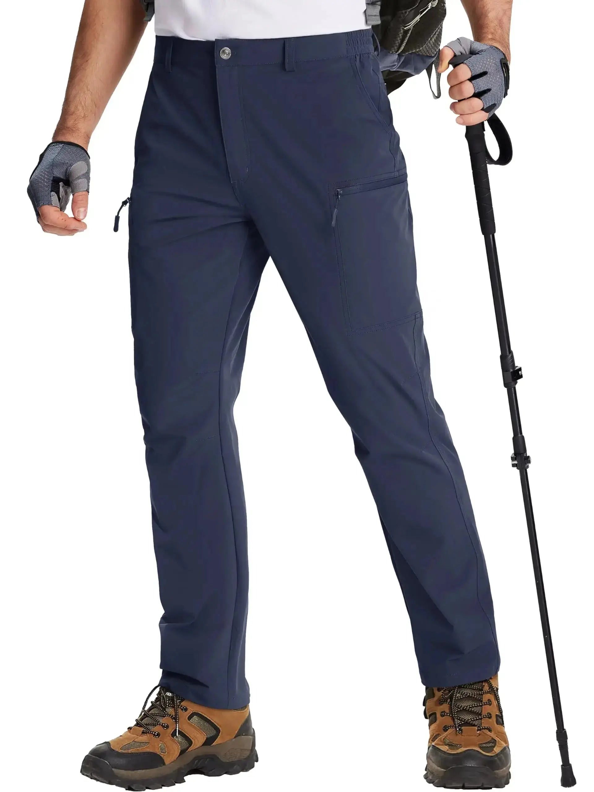 TACVASEN Lightweight Hiking Pants Mens Quick Dry Cargo Work Pants Nylon Waterproof Outdoor Trekking Fishing Pants Male Trousers TACVASEN Official Store