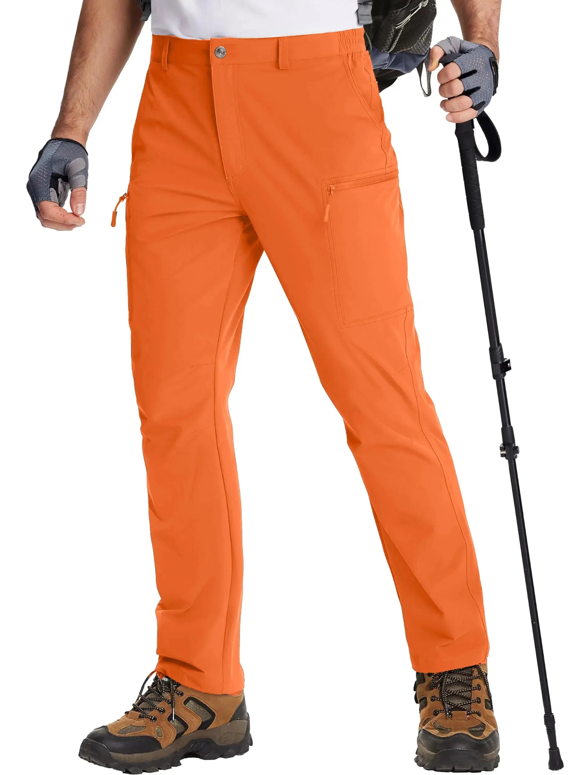 TACVASEN Lightweight Hiking Pants Mens Quick Dry Cargo Work Pants Nylon Waterproof Outdoor Trekking Fishing Pants Male Trousers TACVASEN Official Store