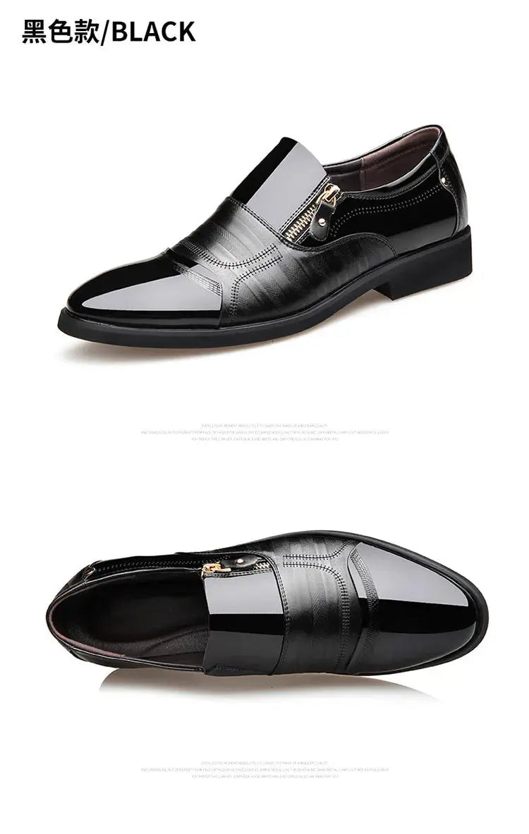 TrenLux Wear Men's Leather Business Oxford Lace-Up Formal Dress Shoes TrenLux Wear