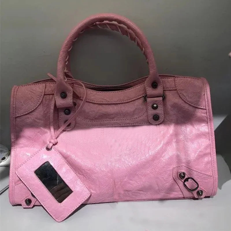 TrenLux Wear Women's Motorcycle Hobo High Capacity Luxury Travel Crossbody Shoulder Bag 2026