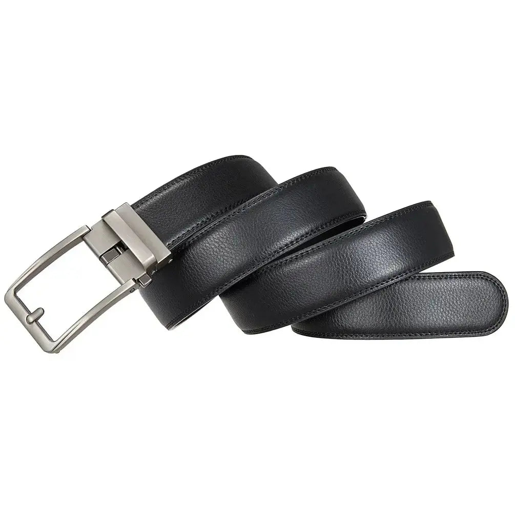 Men's Genuine Leather Belt — Automatic Buckle Luxury Designer Jeans Waistband TrenLux Wear
