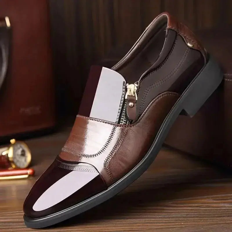 TrenLux Wear Men's Leather Business Oxford Lace-Up Formal Dress Shoes TrenLux Wear