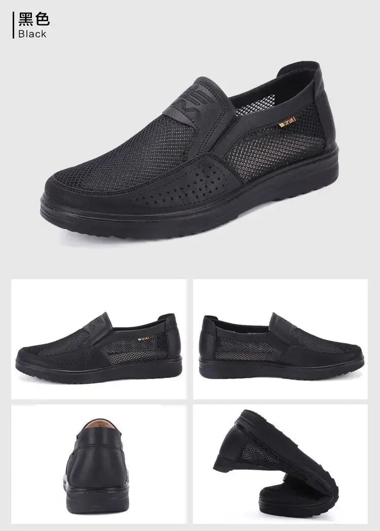 TrenLux Wear Men's Breathable Mesh Chunky Sole Lightweight Slip-On Casual Sneakers TrenLux Wear
