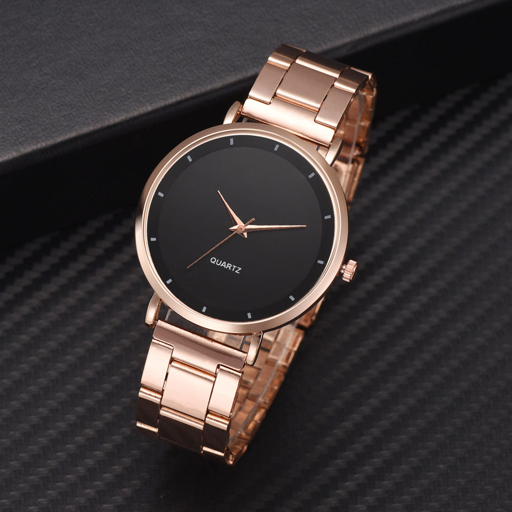 TrenLux Wear Women's Rose Gold Stainless Steel Fashion Business Quartz Wristwatch