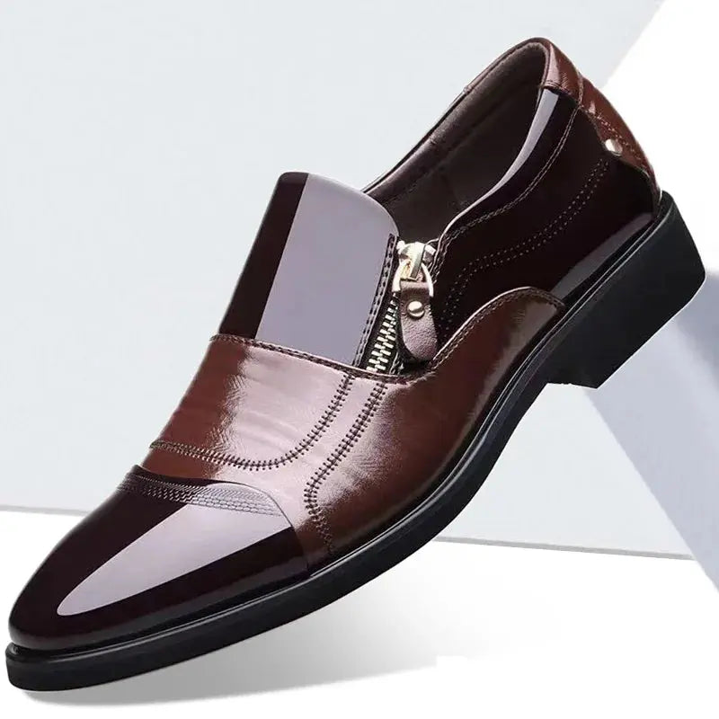 TrenLux Wear Men's Leather Business Oxford Lace-Up Formal Dress Shoes TrenLux Wear