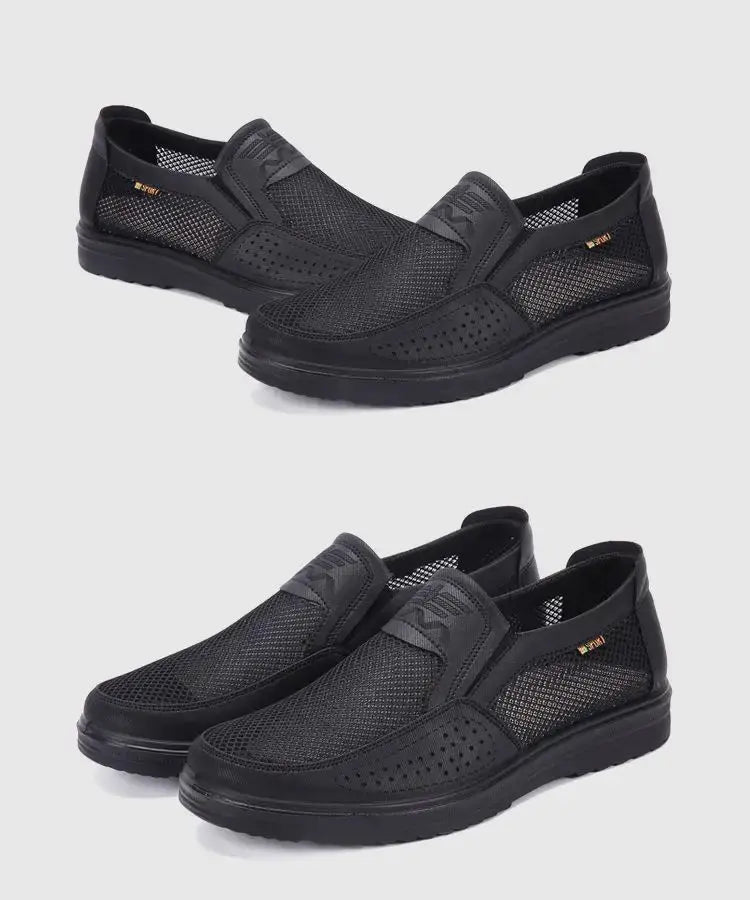TrenLux Wear Men's Breathable Mesh Chunky Sole Lightweight Slip-On Casual Sneakers TrenLux Wear