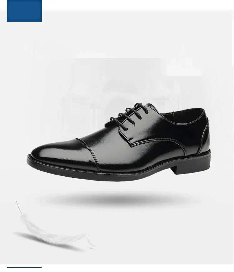 New Business Formal Men's Leather Shoes British Style Plus Size Men's Leather Shoes Foreign Trade Men's Leather Shoes Taobao TrenLux Wear