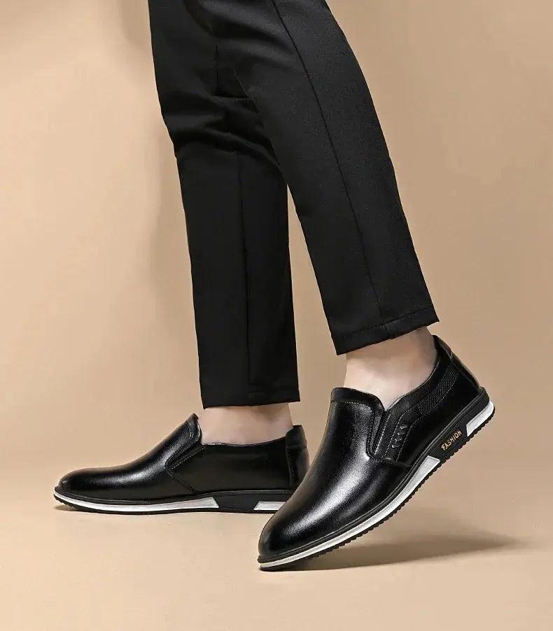 Leather Shoes for Men Designer Loafers High Quality Adult Moccasins Men Driving Shoes Male Footwear Men's Formal Shoes TrenLux Wear