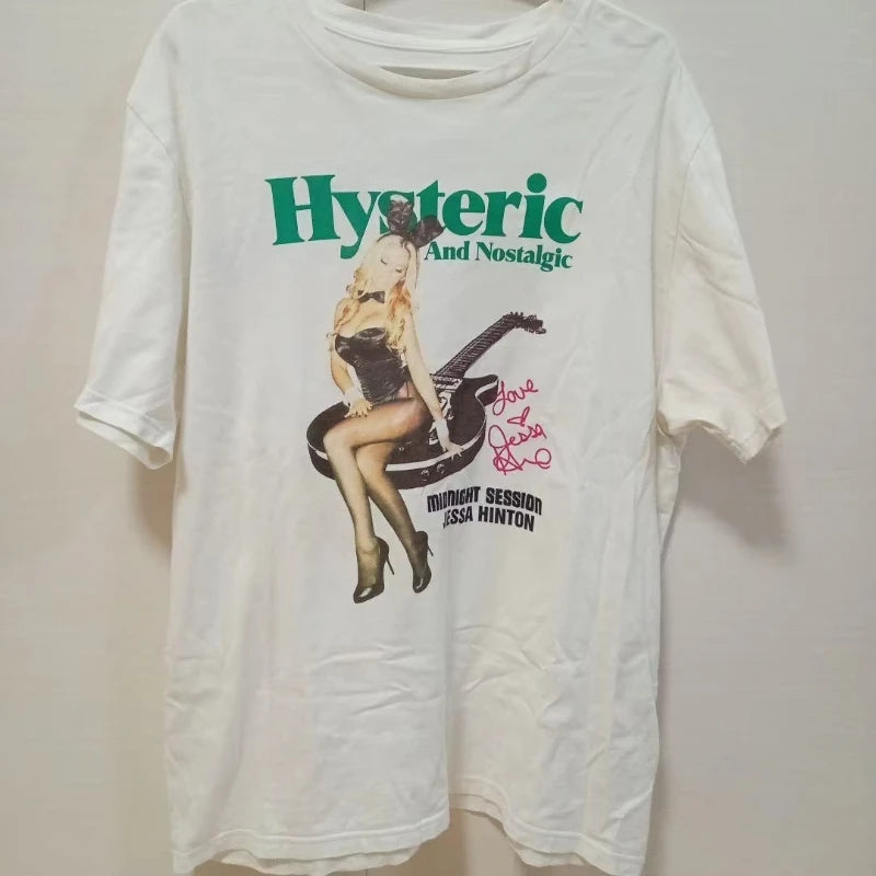 TrenLux Wear Unisex Cotton-Polyester Retro Print Lightweight Streetwear T-Shirt