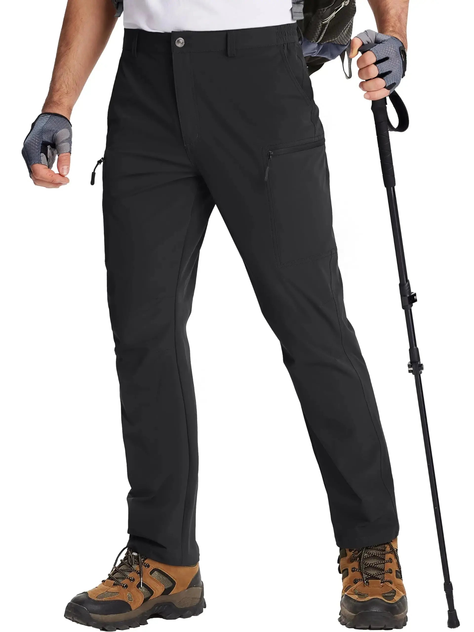 TACVASEN Lightweight Hiking Pants Mens Quick Dry Cargo Work Pants Nylon Waterproof Outdoor Trekking Fishing Pants Male Trousers TACVASEN Official Store