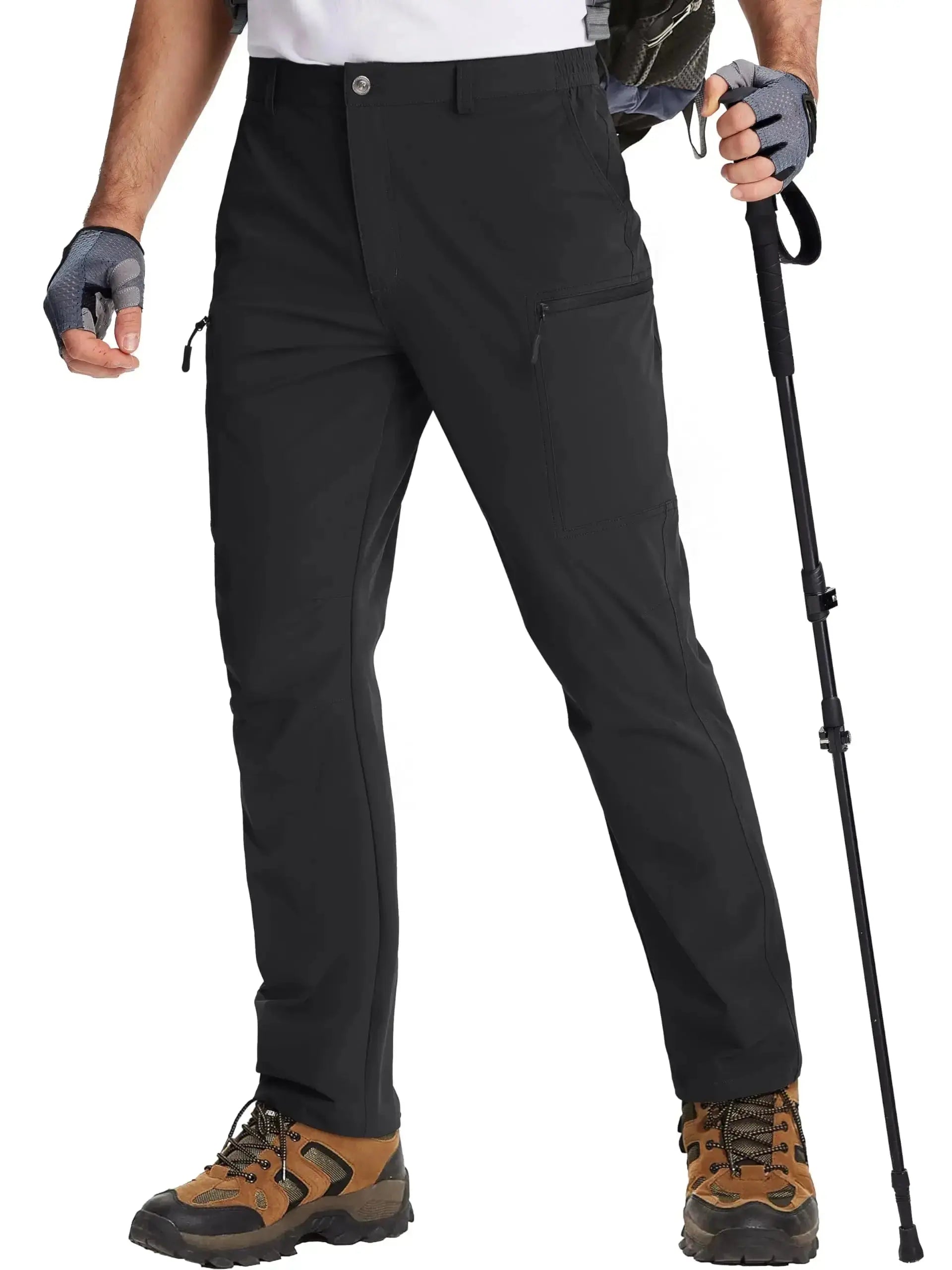 TACVASEN Lightweight Hiking Pants Mens Quick Dry Cargo Work Pants Nylon Waterproof Outdoor Trekking Fishing Pants Male Trousers TACVASEN Official Store