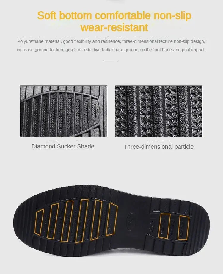 TrenLux Wear Men's Breathable Mesh Chunky Sole Lightweight Slip-On Casual Sneakers TrenLux Wear