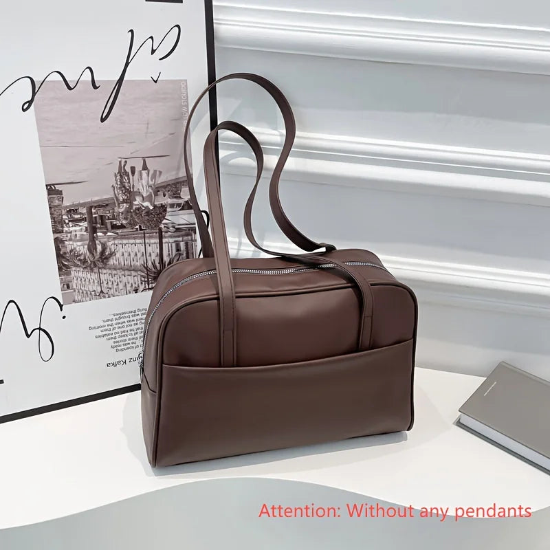 TrenLux Wear Women's Vintage Large Capacity Versatile Underarm Shoulder Tote Bag 2025