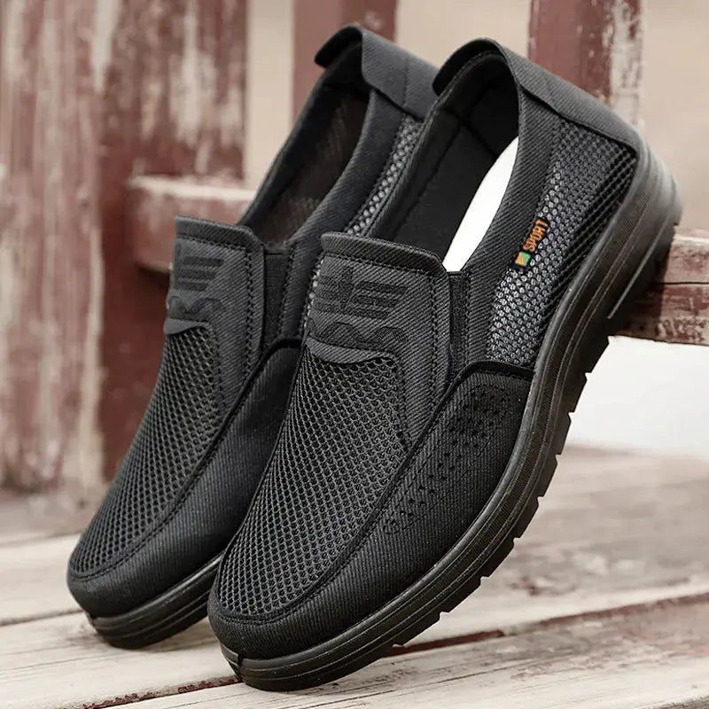 TrenLux Wear Men's Breathable Mesh Chunky Sole Lightweight Slip-On Casual Sneakers TrenLux Wear