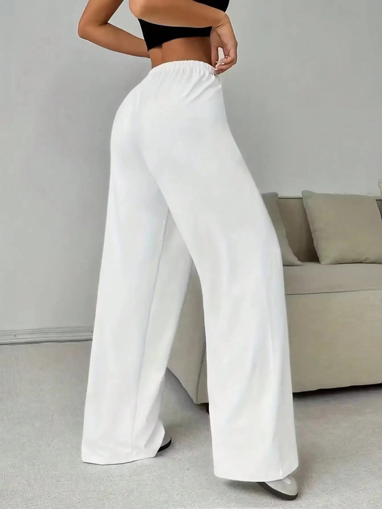 Trenluxwear Ladies' casual wide leg jogging pants TrenLux Wear