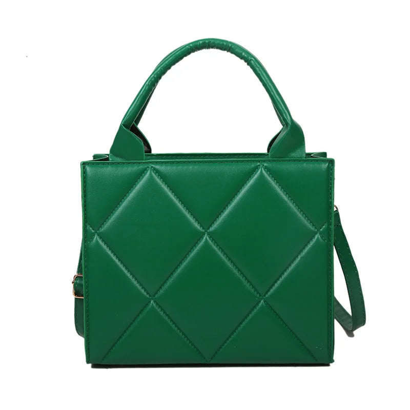 TrenLux Wear Women's Large Capacity Plaid Casual Fashion Crossbody Shoulder Tote Gift Bag