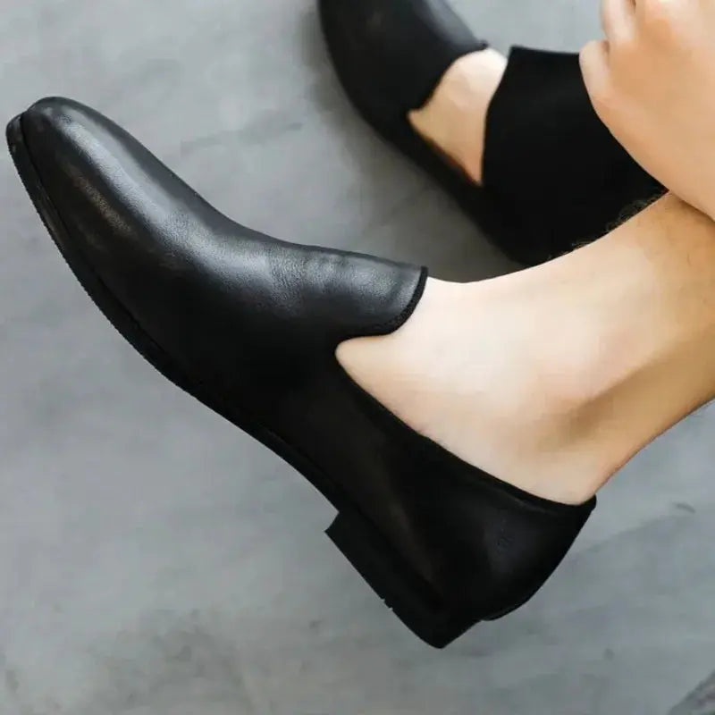 Men's Leather Casual Shoes New Exquisite Business Dress Shoe Fashion Loafers for Man Comfortable Platform Shoe Zapatos De Hombre TrenLux Wear