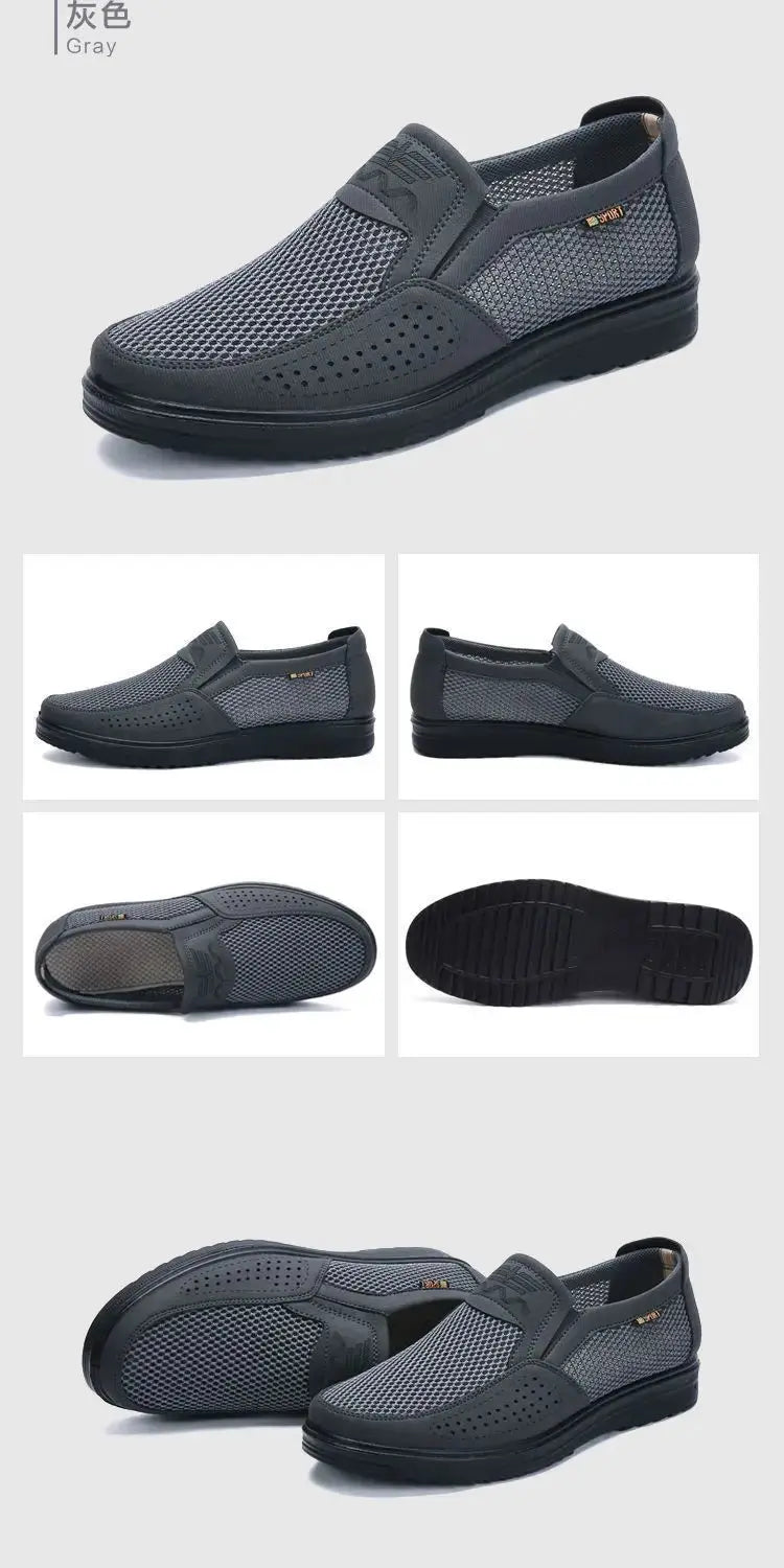 TrenLux Wear Men's Breathable Mesh Chunky Sole Lightweight Slip-On Casual Sneakers TrenLux Wear