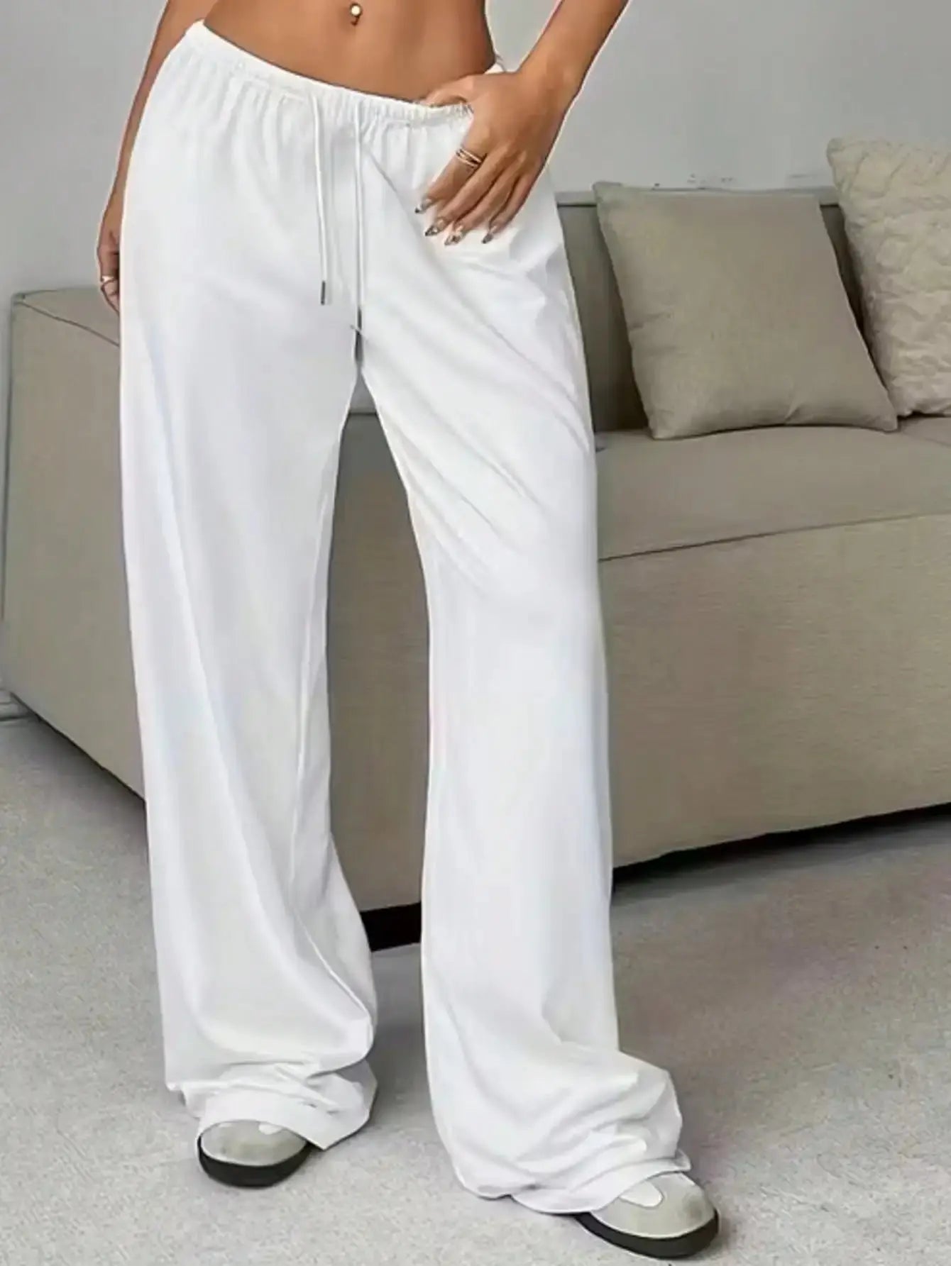 Trenluxwear Ladies' casual wide leg jogging pants TrenLux Wear
