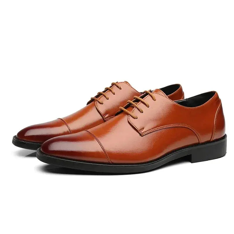 New Business Formal Men's Leather Shoes British Style Plus Size Men's Leather Shoes Foreign Trade Men's Leather Shoes Taobao TrenLux Wear