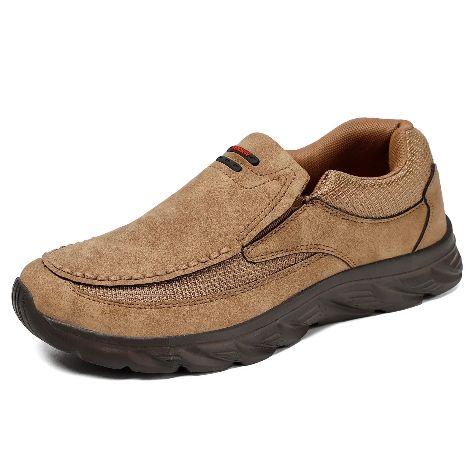 TrenLux Wear Men's Handmade Retro Leather Slip-On Breathable Casual Loafer Sneakers