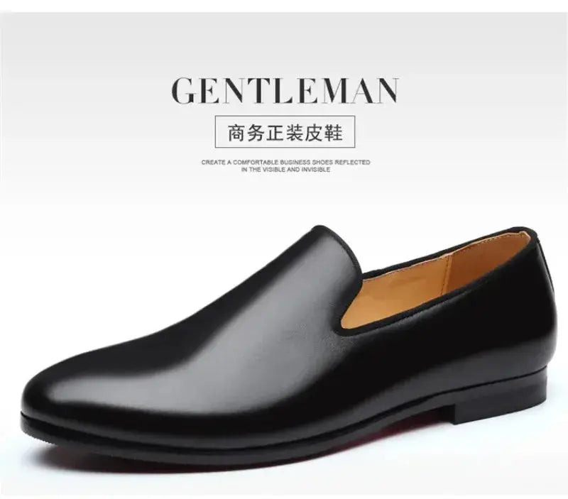 Men's Leather Casual Shoes New Exquisite Business Dress Shoe Fashion Loafers for Man Comfortable Platform Shoe Zapatos De Hombre TrenLux Wear