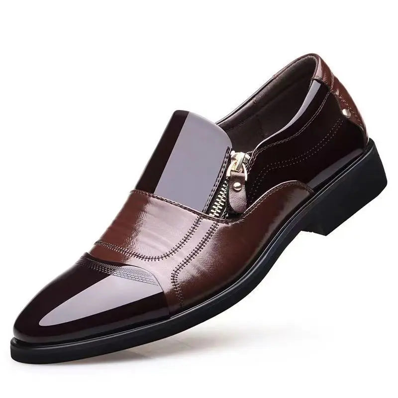 TrenLux Wear Men's Leather Business Oxford Lace-Up Formal Dress Shoes TrenLux Wear