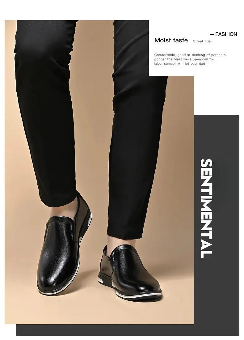 Leather Shoes for Men Designer Loafers High Quality Adult Moccasins Men Driving Shoes Male Footwear Men's Formal Shoes TrenLux Wear