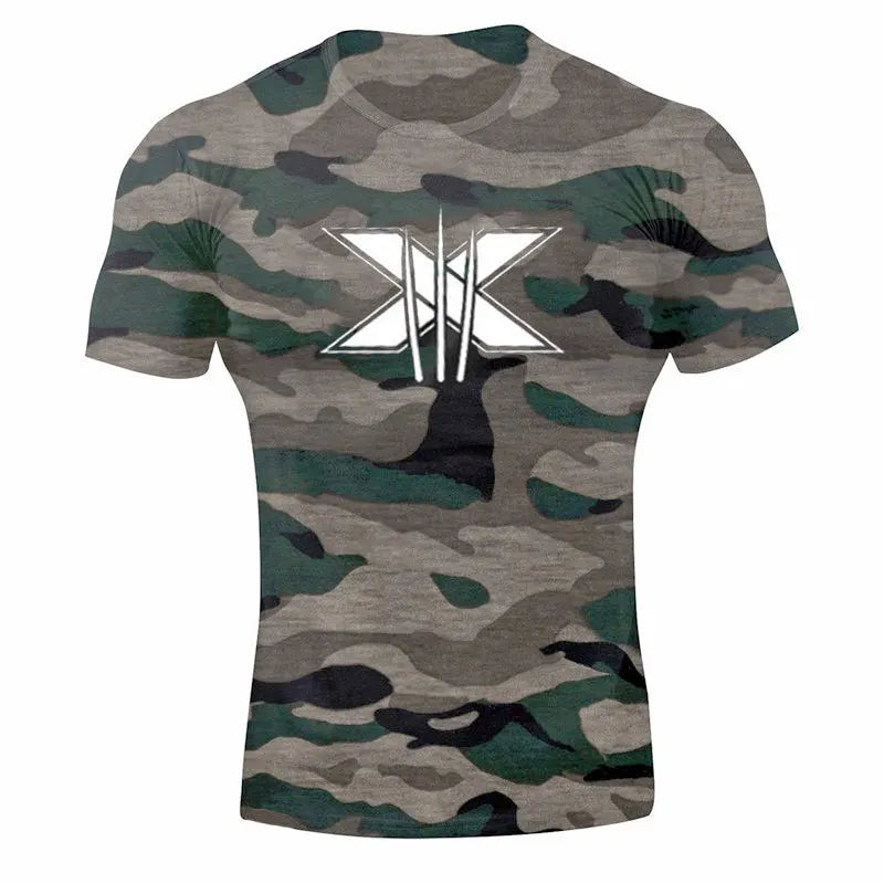 TrenLux Wear Men's Cotton-Elastane Bodybuilding Graphic Gym Streetwear T-Shirt