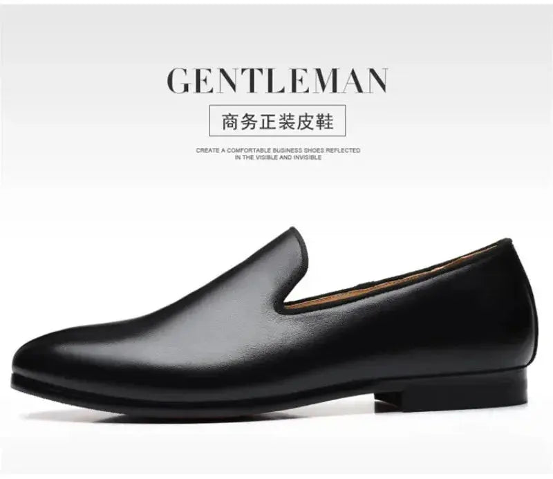 Men's Leather Casual Shoes New Exquisite Business Dress Shoe Fashion Loafers for Man Comfortable Platform Shoe Zapatos De Hombre TrenLux Wear