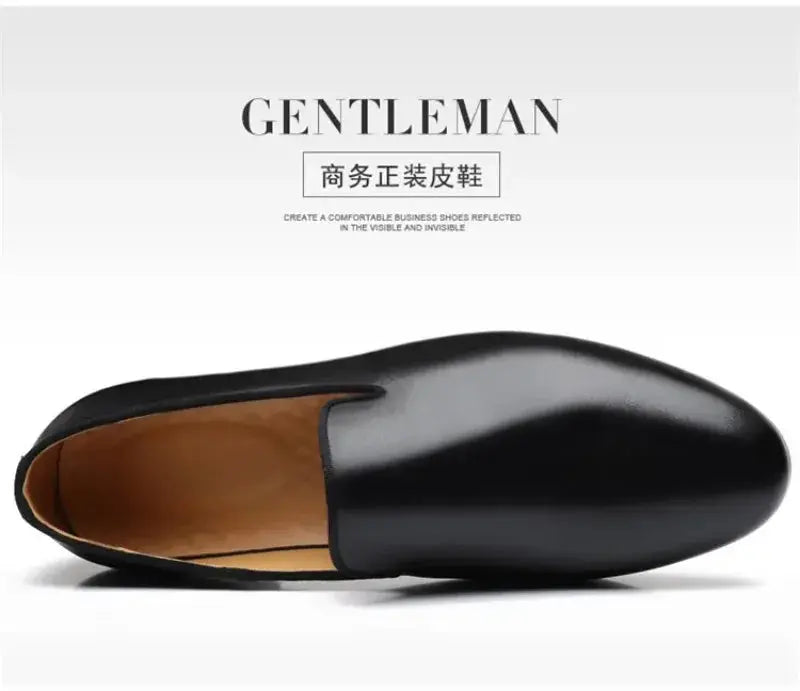 Men's Leather Casual Shoes New Exquisite Business Dress Shoe Fashion Loafers for Man Comfortable Platform Shoe Zapatos De Hombre TrenLux Wear