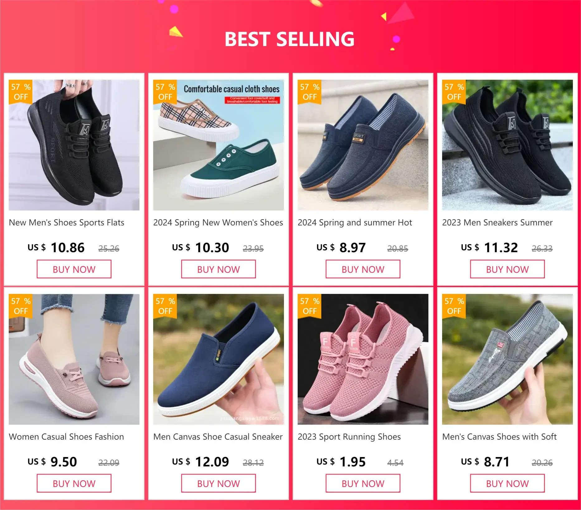 TrenLux Wear Men's Breathable Mesh Chunky Sole Lightweight Slip-On Casual Sneakers TrenLux Wear