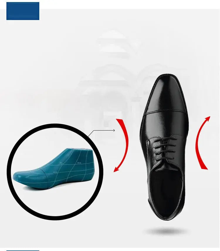 New Business Formal Men's Leather Shoes British Style Plus Size Men's Leather Shoes Foreign Trade Men's Leather Shoes Taobao TrenLux Wear