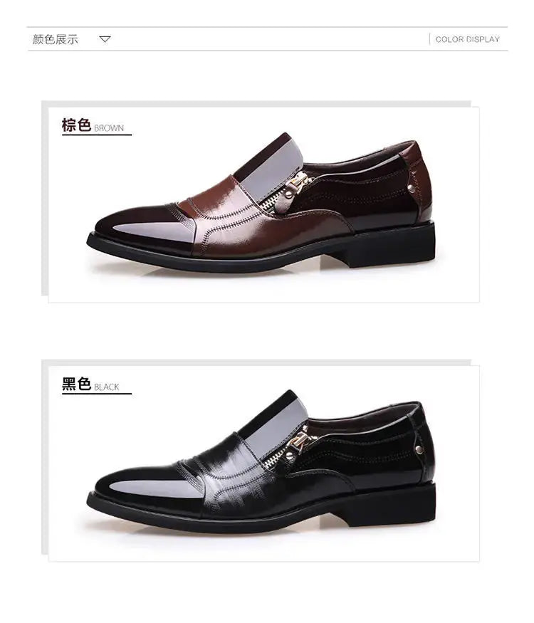 TrenLux Wear Men's Leather Business Oxford Lace-Up Formal Dress Shoes TrenLux Wear