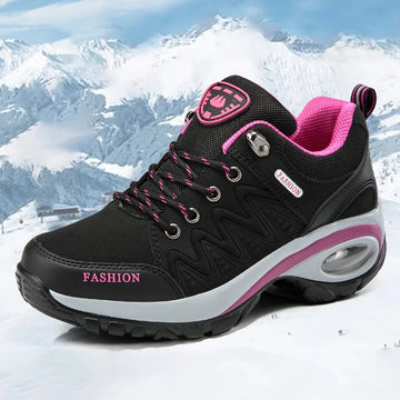 TrenLux Wear Women's PU-EVA Breathable Platform Lace-Up Walking Sneakers