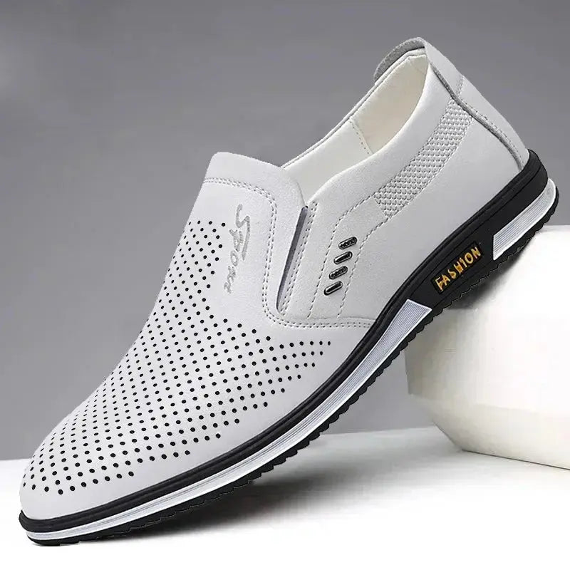 Leather Shoes for Men Designer Loafers High Quality Adult Moccasins Men Driving Shoes Male Footwear Men's Formal Shoes TrenLux Wear