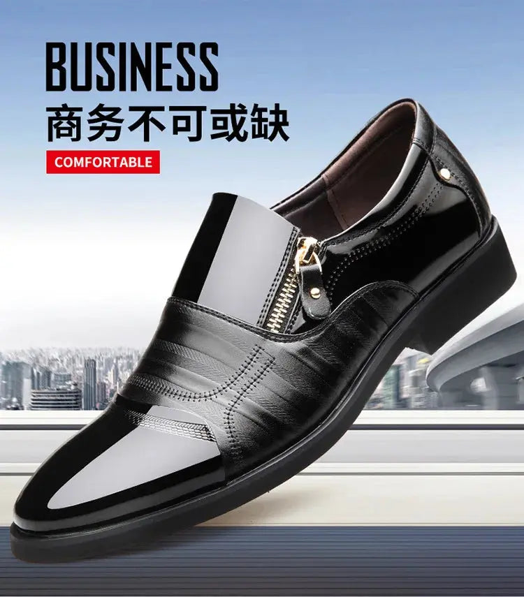 TrenLux Wear Men's Leather Business Oxford Lace-Up Formal Dress Shoes TrenLux Wear