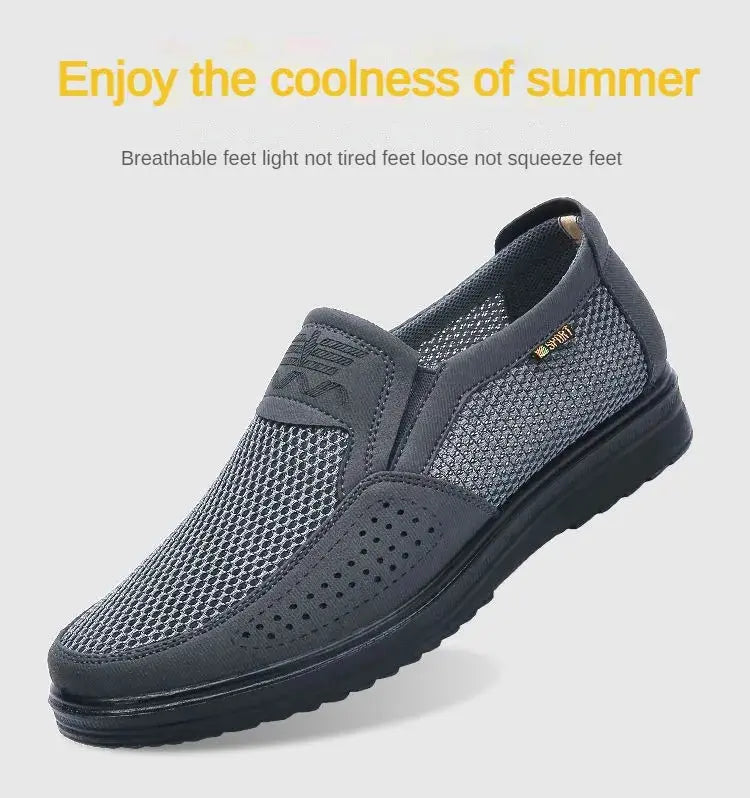TrenLux Wear Men's Breathable Mesh Chunky Sole Lightweight Slip-On Casual Sneakers TrenLux Wear