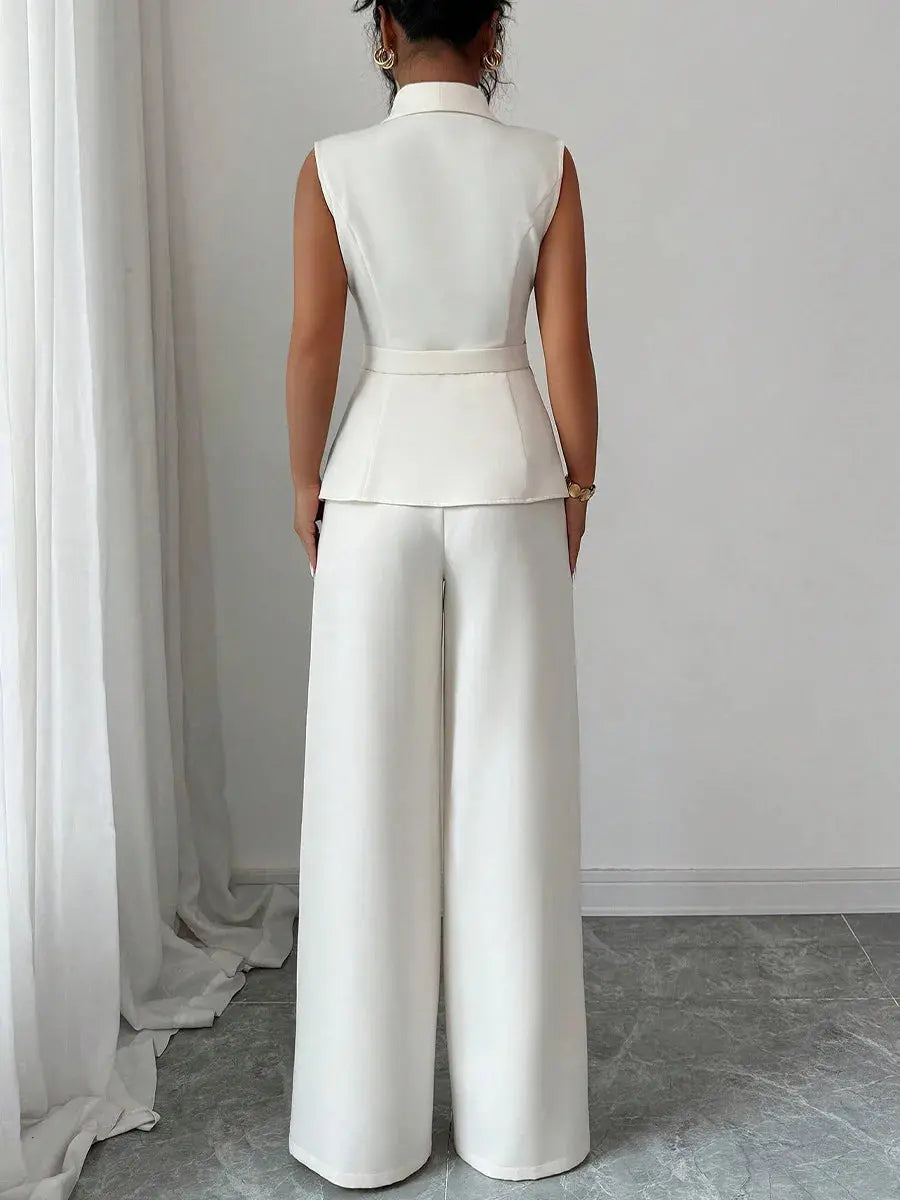 Trenluxwear Women's spring 2 Piece sleeveless Suit TrenLux Wear