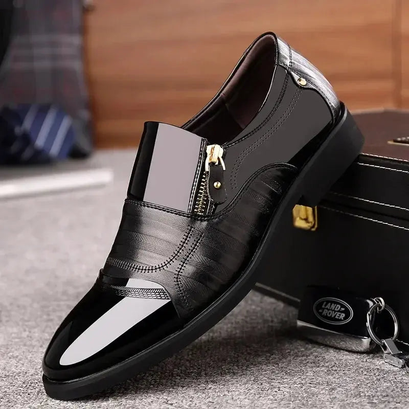 TrenLux Wear Men's Leather Business Oxford Lace-Up Formal Dress Shoes TrenLux Wear