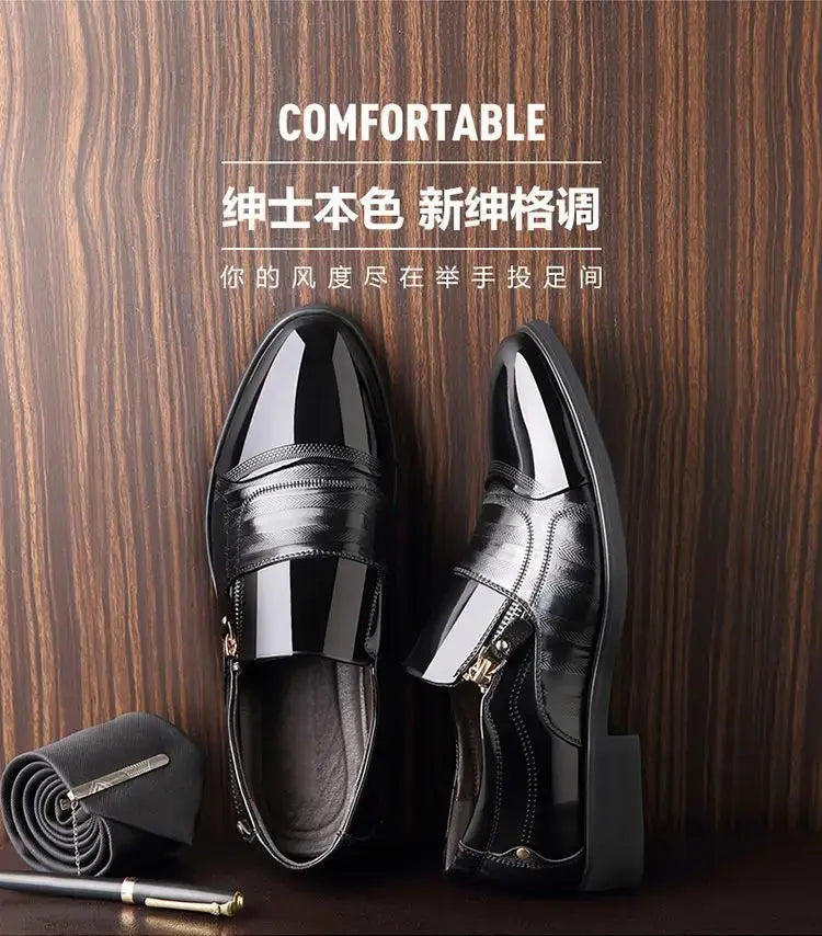 TrenLux Wear Men's Leather Business Oxford Lace-Up Formal Dress Shoes TrenLux Wear