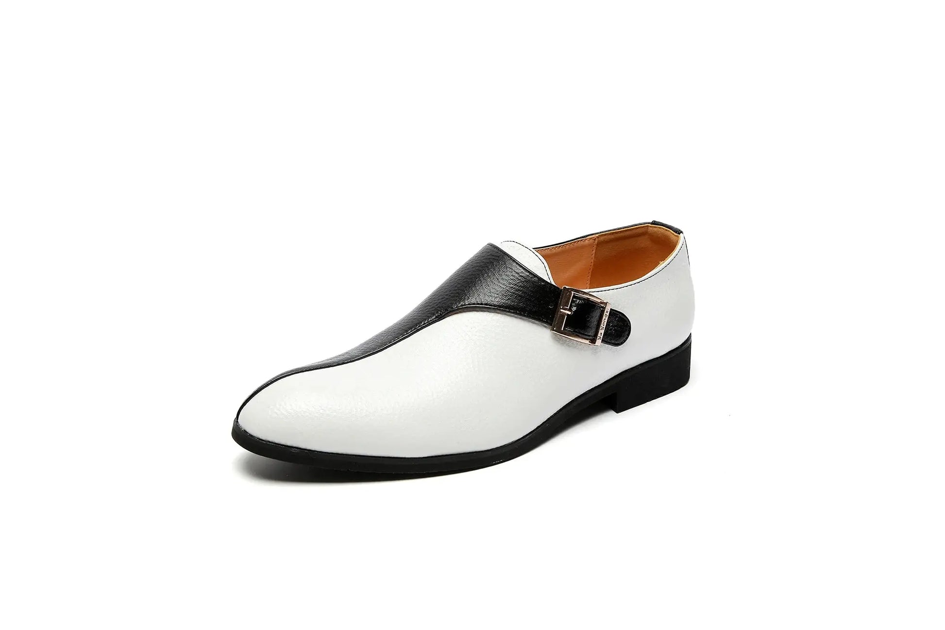 High Quality Patchwork Leather Shoes For Men British Style Yuppie Office Formal Leather Men Social Business Men's Dress Shoes TrenLux Wear