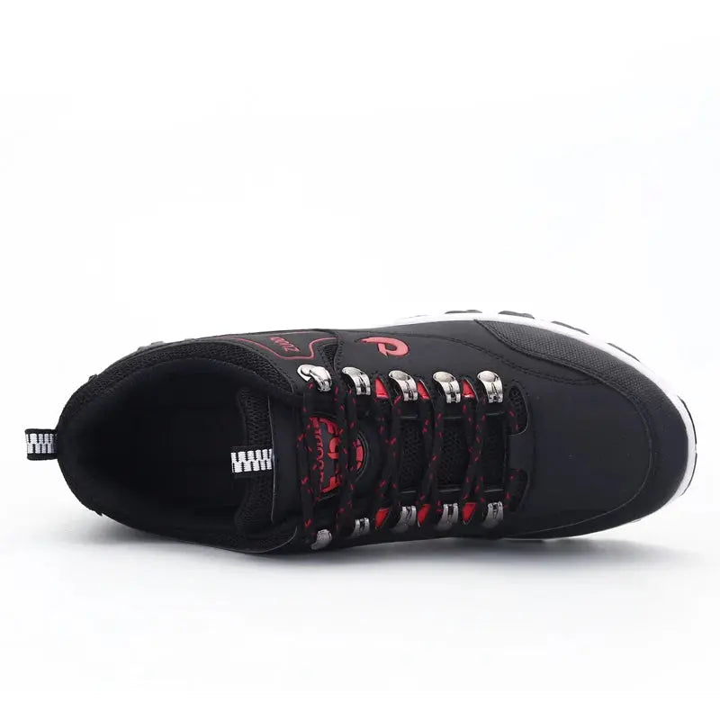 Men's Leather Casual Sport Sneakers — Lightweight Walking Shoes The Glow Collective