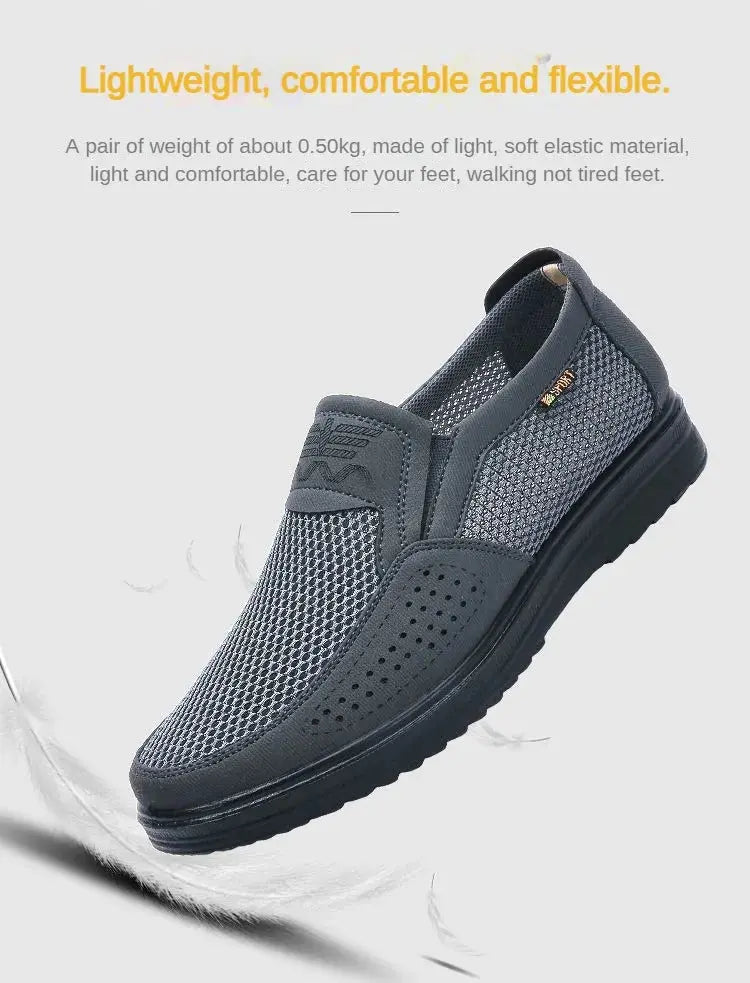 TrenLux Wear Men's Breathable Mesh Chunky Sole Lightweight Slip-On Casual Sneakers TrenLux Wear
